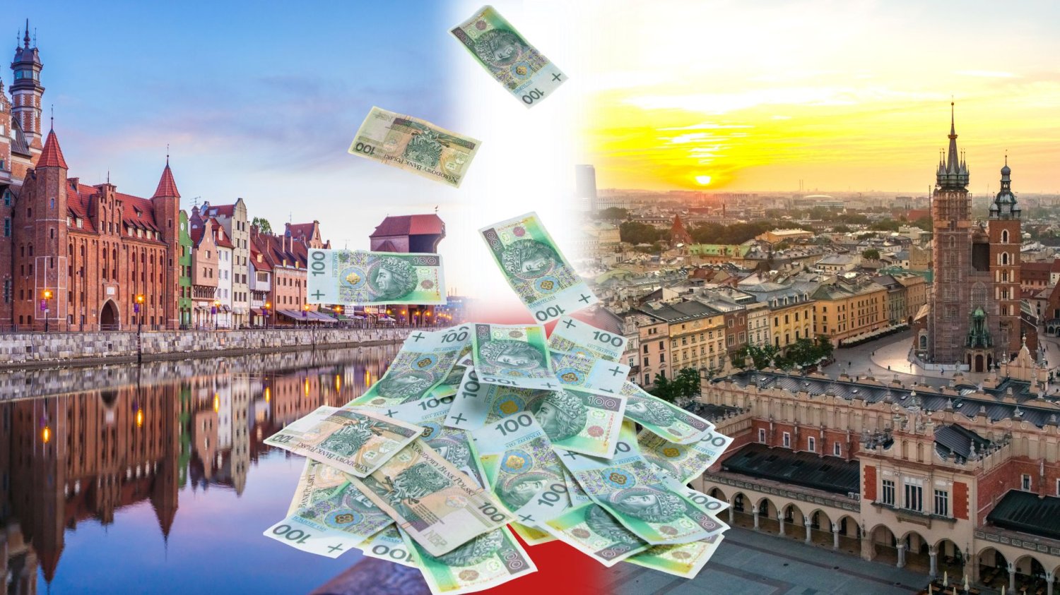 Gdańsk i Kraków z deszczem pieniędzy. Duże miasta zwiększają budżety na inwestycje.