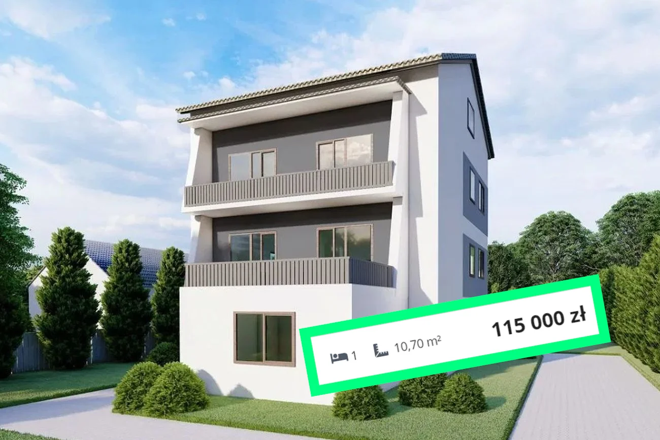 Jak zarobić na klockowatym domu na obrzeżach miasta? Nazwać go apartamentowcem i podzielić na mikromieszkania.