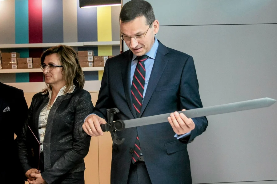 Wicepremier Mateusz Morawiecki w Kieleckim Parku Technologicznym.
