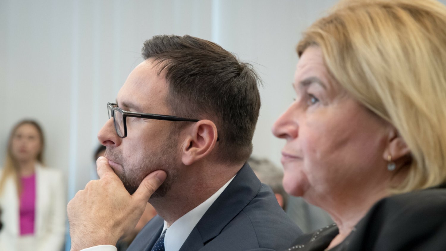 Daniel Obajtek i Zofia Paryła