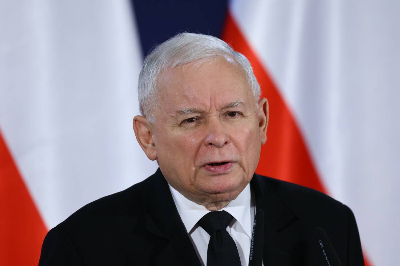 Prezes PiS Jarosław Kaczyński