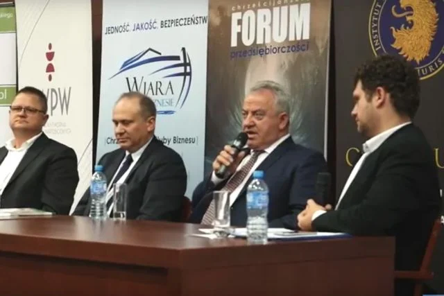 Chrześcijańskie Forum Przedsiębiorczości na UKSW (grudzień 2016 r.)