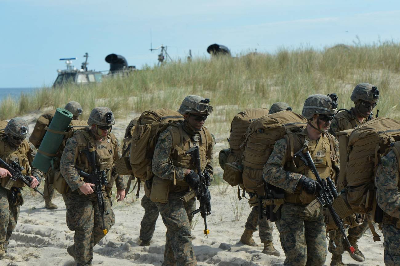 Żołnierze na szkoleniu.