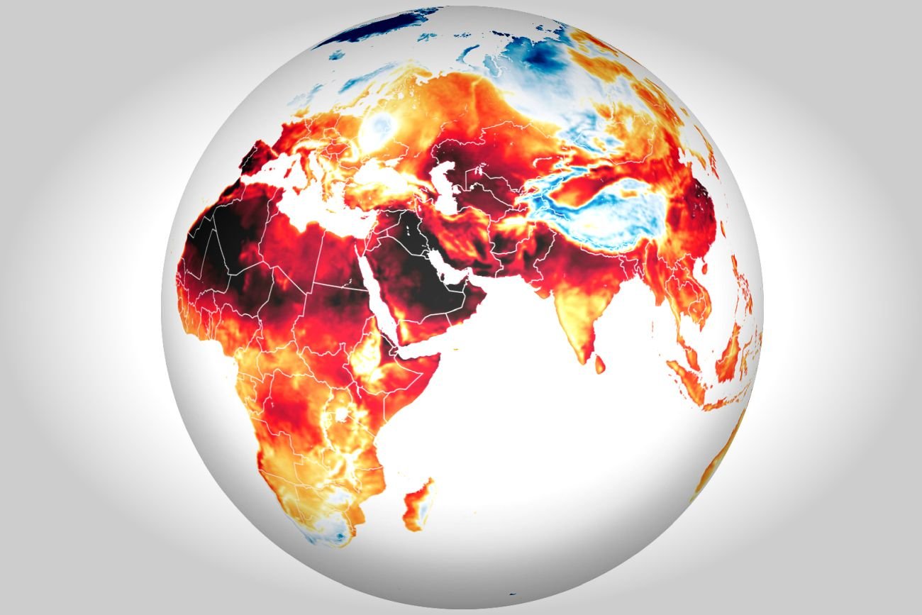 NASA pokazała, jak wygląda nękana upałem Ziemia