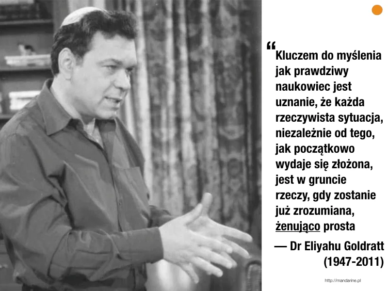 Dr Eliyahu M. Goldratt