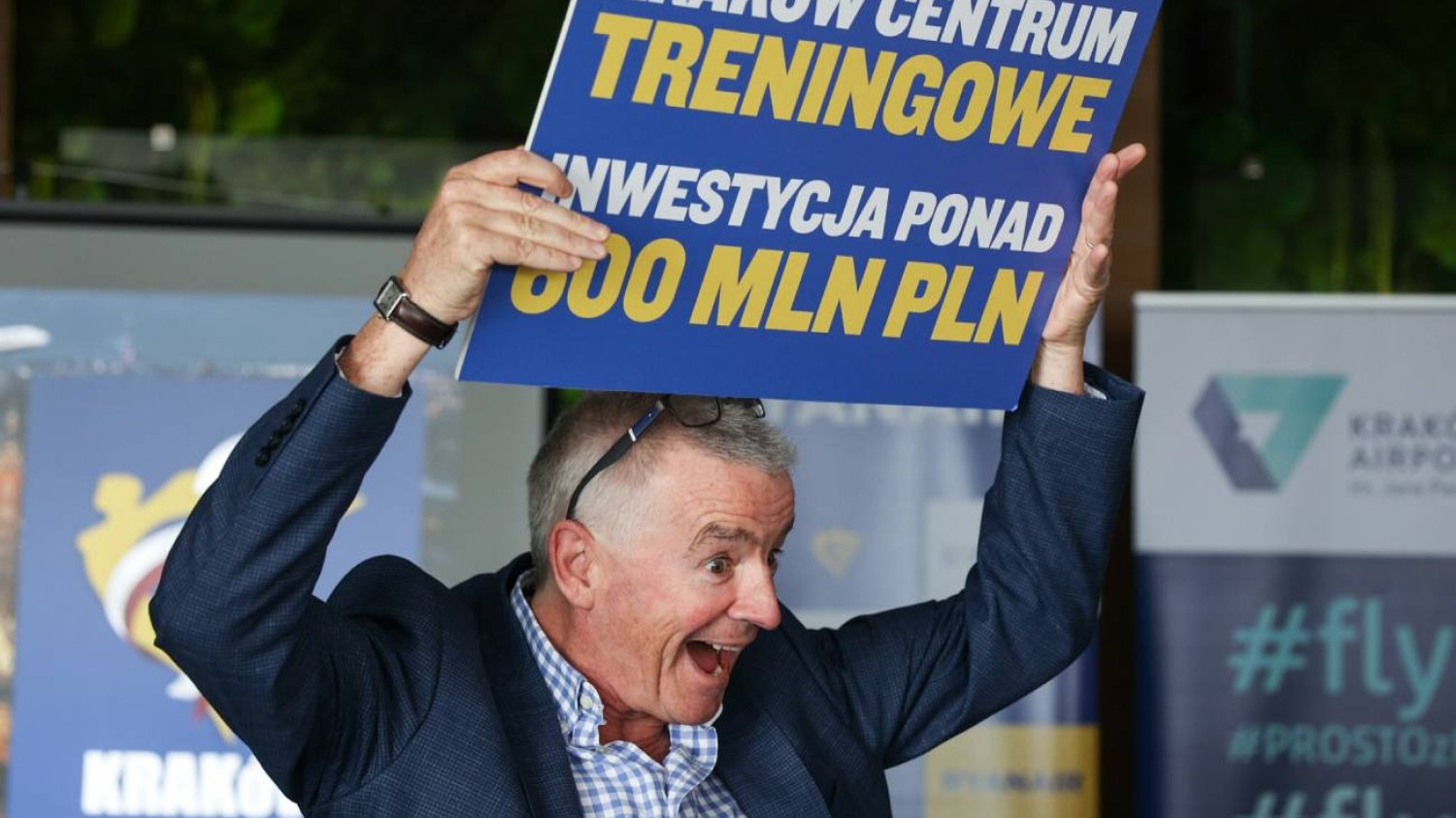 Prezes Ryanair cieszy się z decyzji.