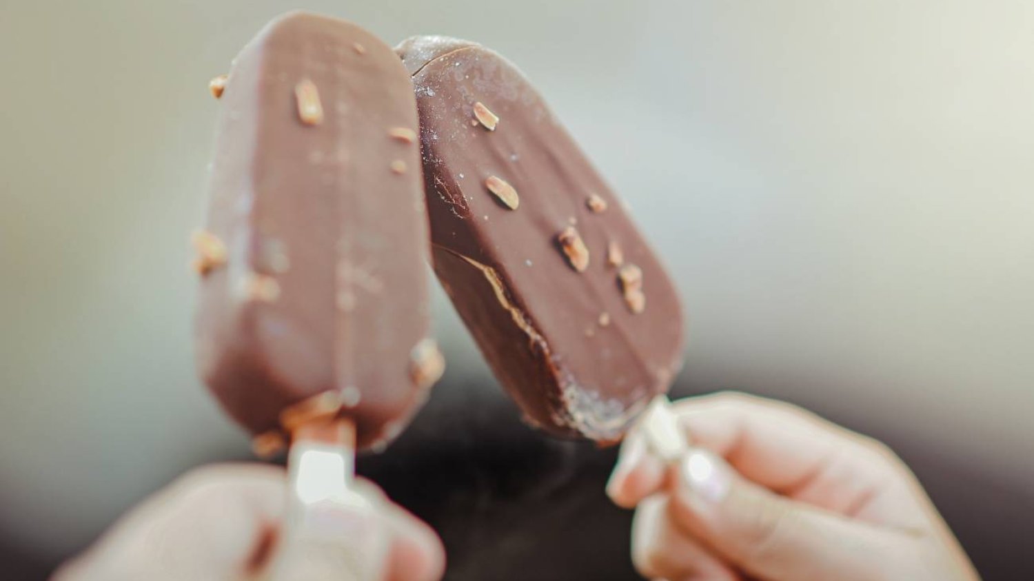 lody oblane czekoladą