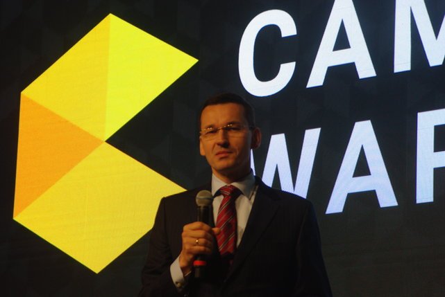 Mateusz Morawiecki na premierze Campus Warsaw