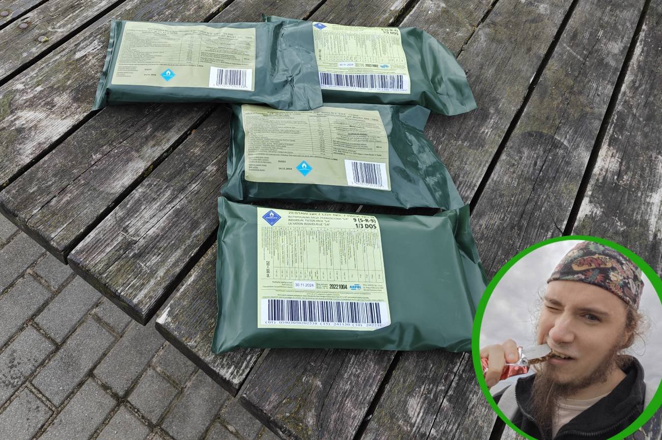 Czy racje żywnościowe nadają się na wakacyjne wyjazdy? Sprawdziłem.