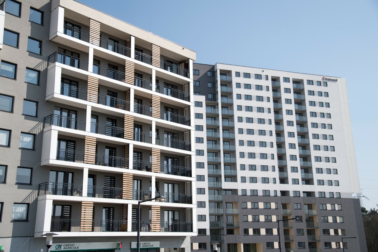 Nowe osiedle mieszkaniowe w Gdańsku