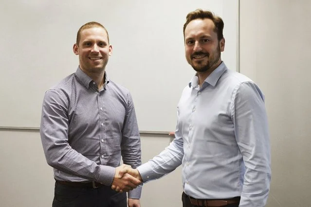 Edward Mężyk, prezes Datarino Group, oraz Tomasz Cichowicz z Luma Ventures.
