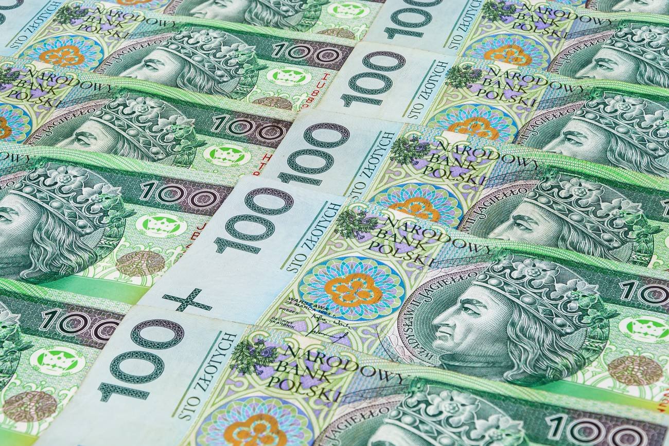 banknoty PLN, pieniądze
