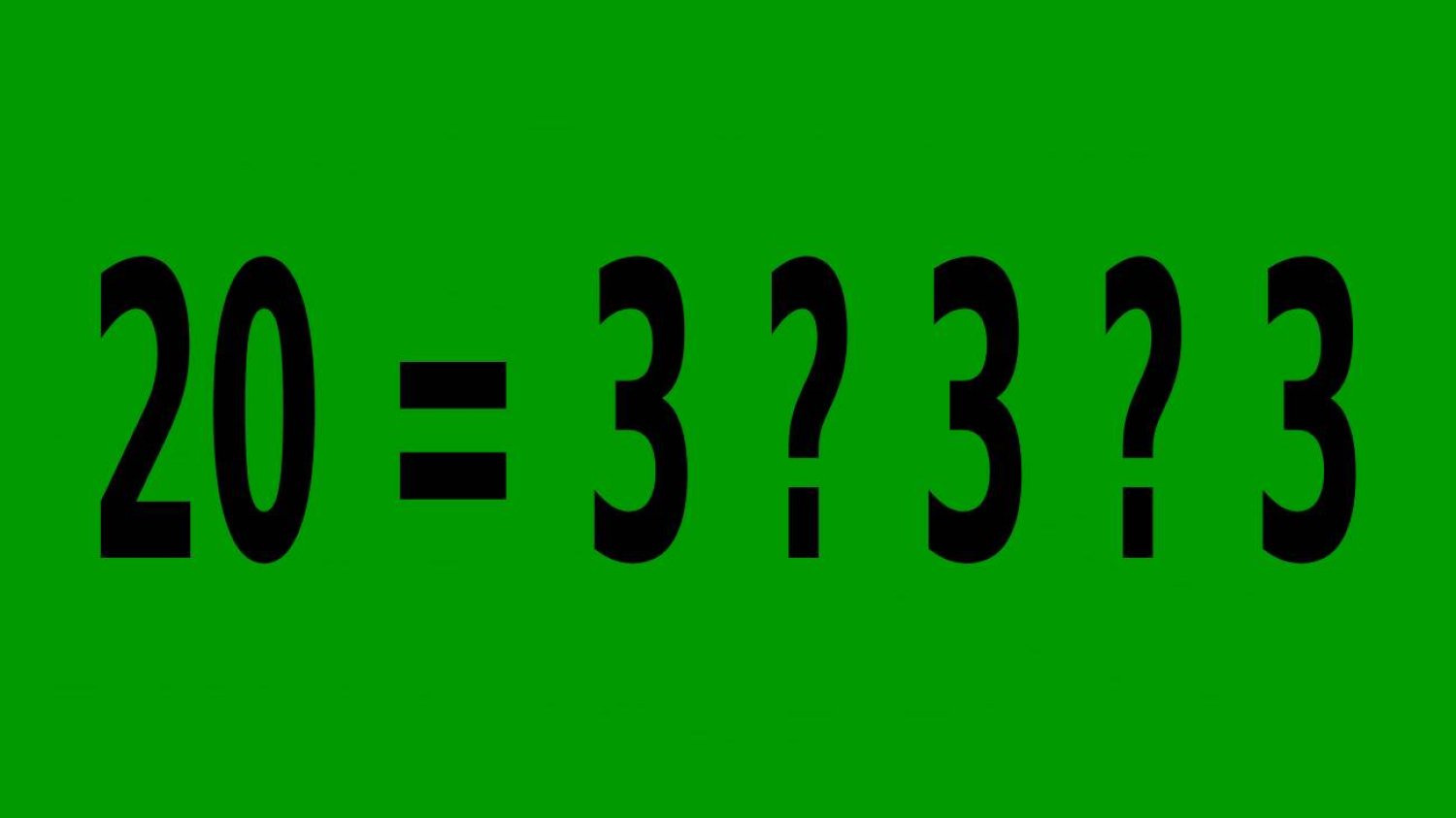 Matematyczna zagadka dla kreatywnych.