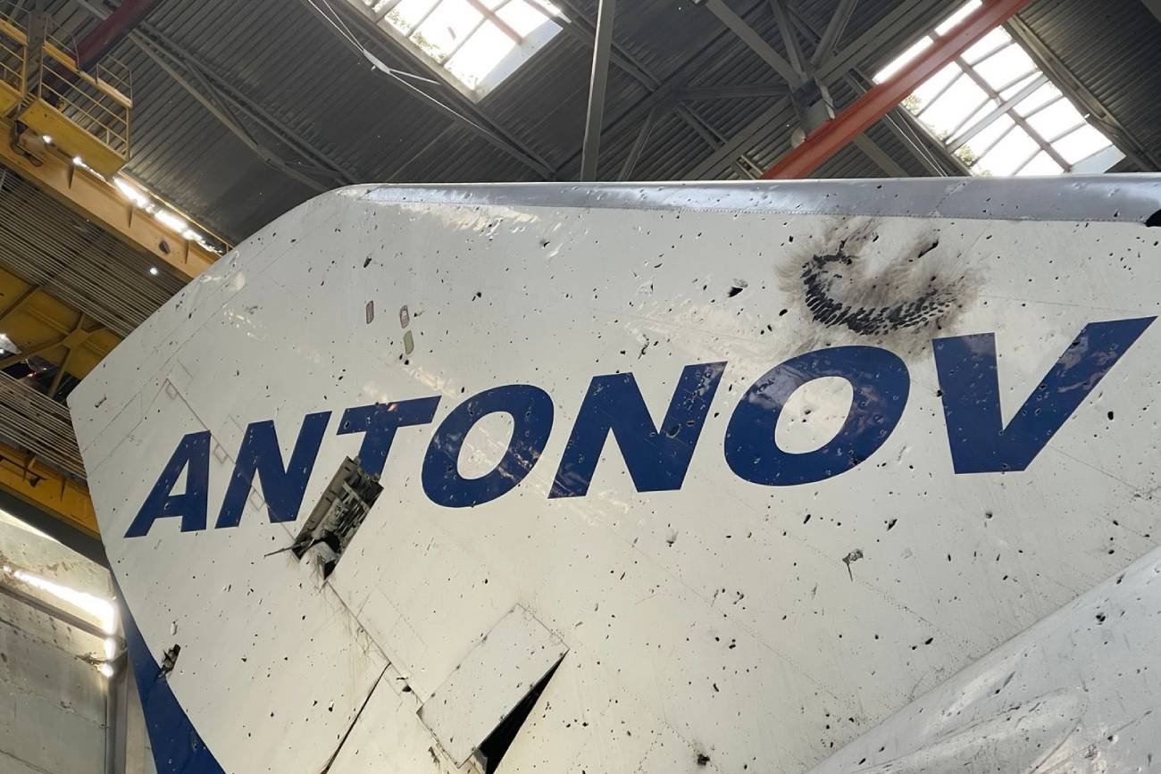 Wrak samolotu Antonov Mirja.