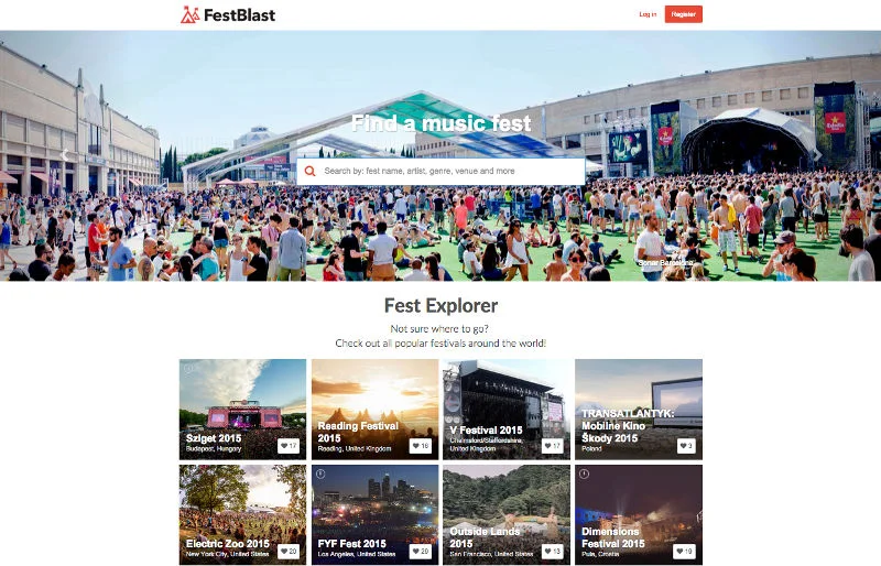 W platformie FestBlast znaleźć można odpowiedni festiwal i transport, a nawet znajomych.