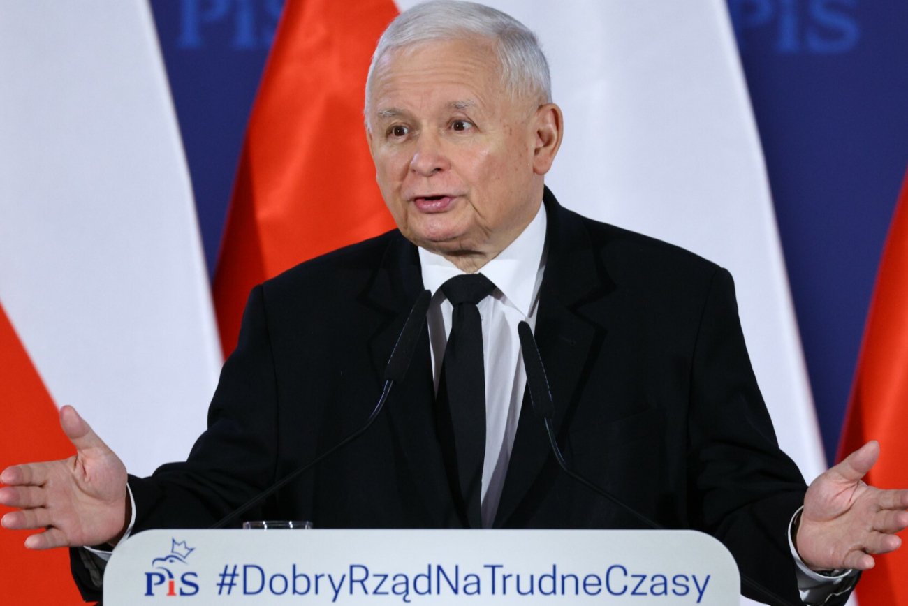 Prezes PiS Jarosław Kaczyński