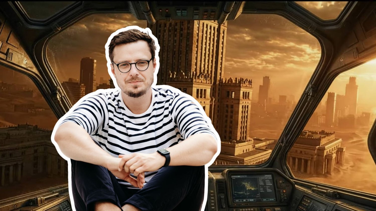 AI jest już w twoich serialach, a ty nie wiesz. Profesjonalista zdradza, jak to robią Marcin Rossa z Creaitme na tle jednej ze swoich produkcji.