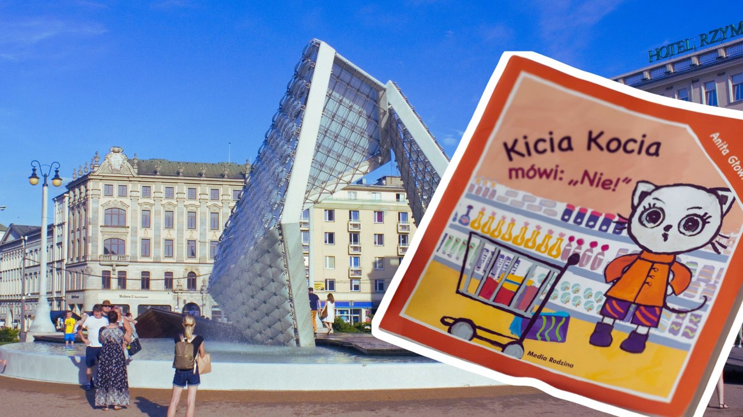 Plac Wolności w Poznaniu i książka Kicia Kocia. W Poznaniu powstaje interaktywne muzeum Kici Koci powstaje. Twoje dziecko będzie wniebowzięte