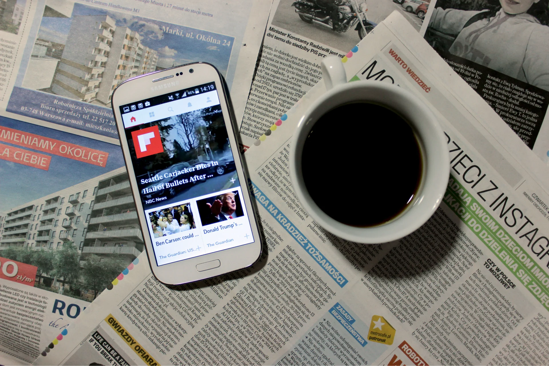 Aplikacja Flipboard, wszystkie ważne newsy w jednym miejscu, doskonały pomysł - szkoda tylko, że bez polskich źródeł