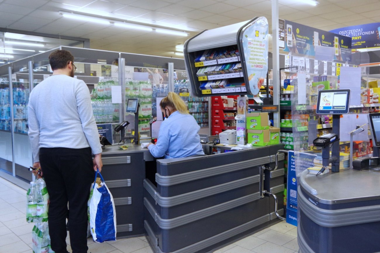 Kasa w Lidlu.