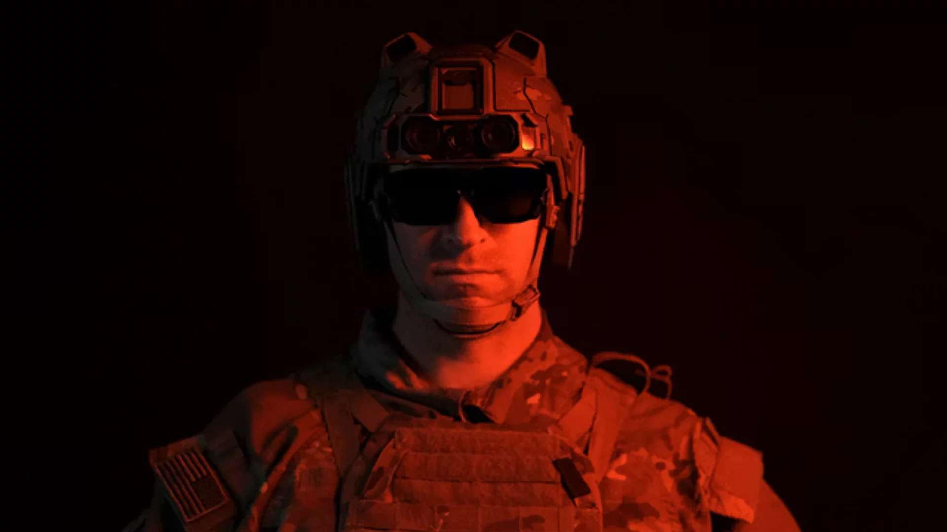 Meta wchodzi do branży militarnej. Sztuczna inteligencja w hełmie żołnierza Żołnierz w hełmie AI EagleEye. Meta wchodzi do branży militarnej