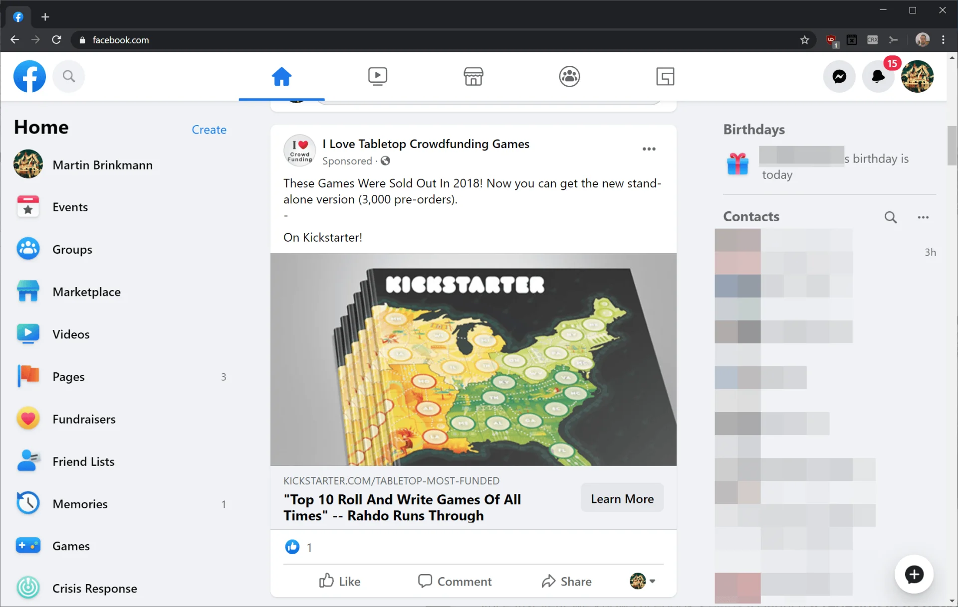 Nowy wygląd desktopowej wersji Facebooka