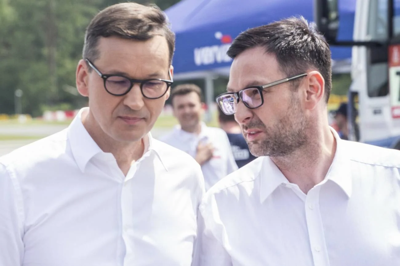 Mateusz Morawiecki i Daniel Obajtek