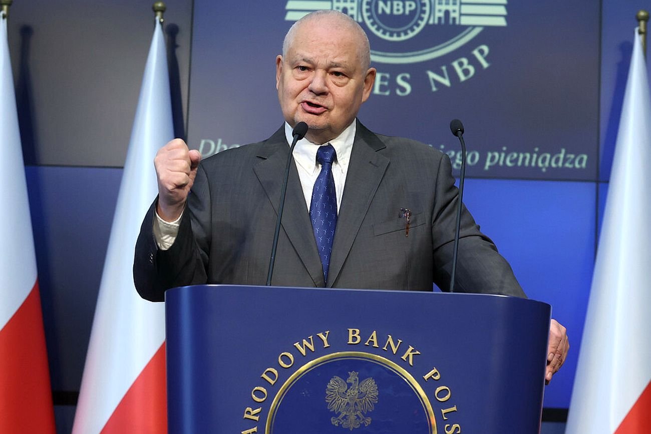 Prezes Glapiński znów zaatakował złotego...