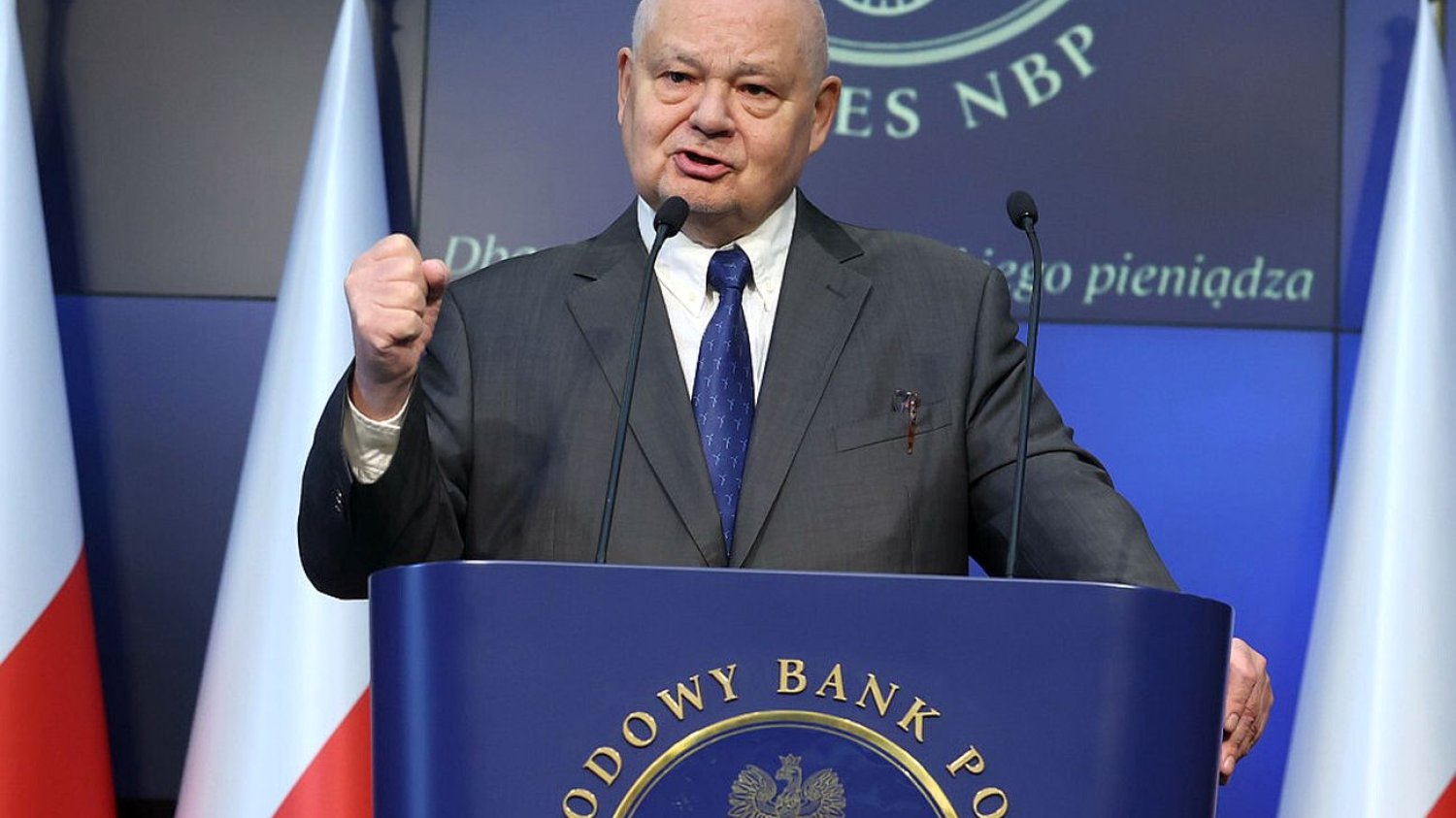 Prezes Glapiński znów zaatakował złotego...