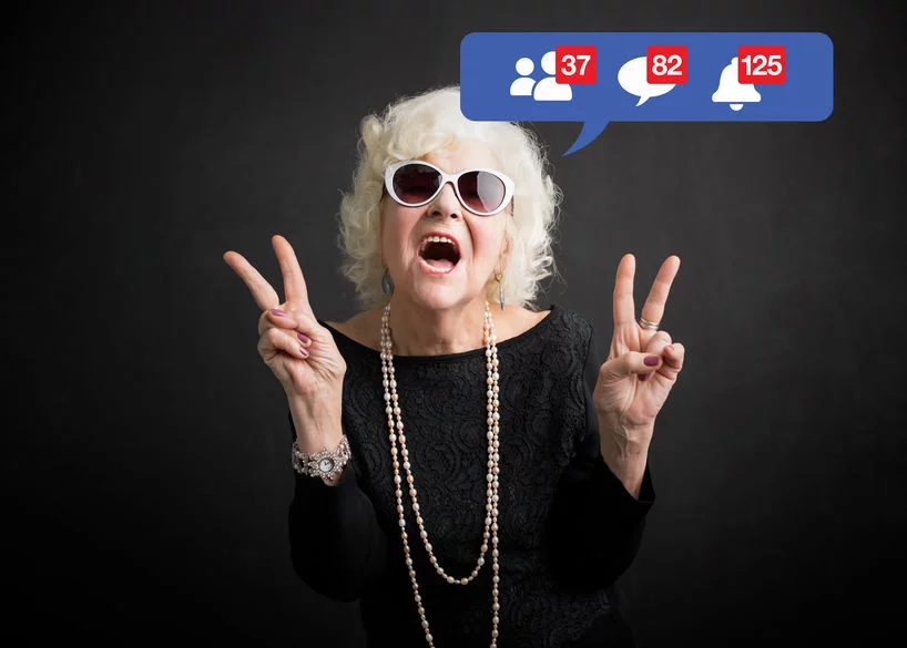 Moja babcia dzięki Naszej Klasie zaczęła ogarniać Facebooka.
