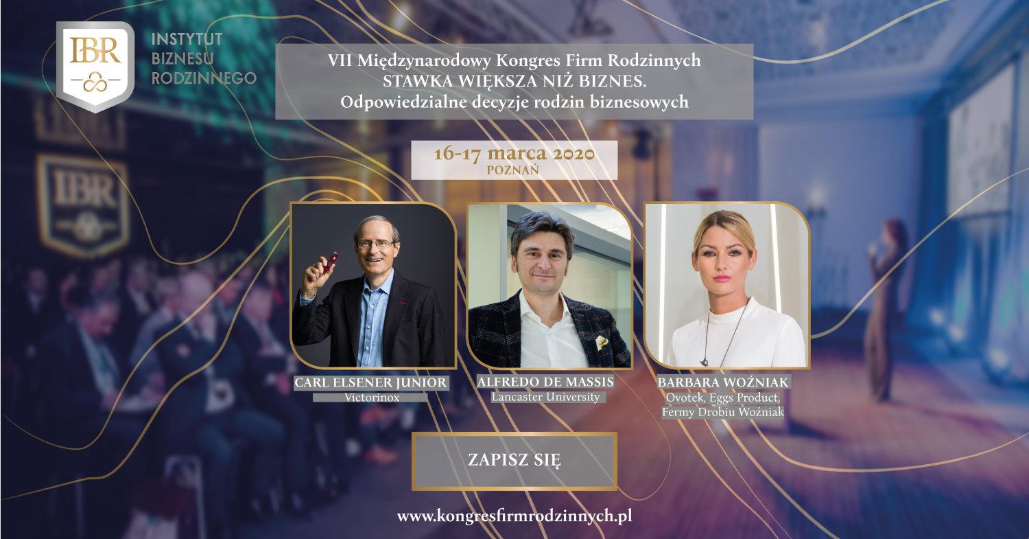 Instytut Biznesu Rodzinnego - Międzynarodowy Kongres Firm Rodzinnych