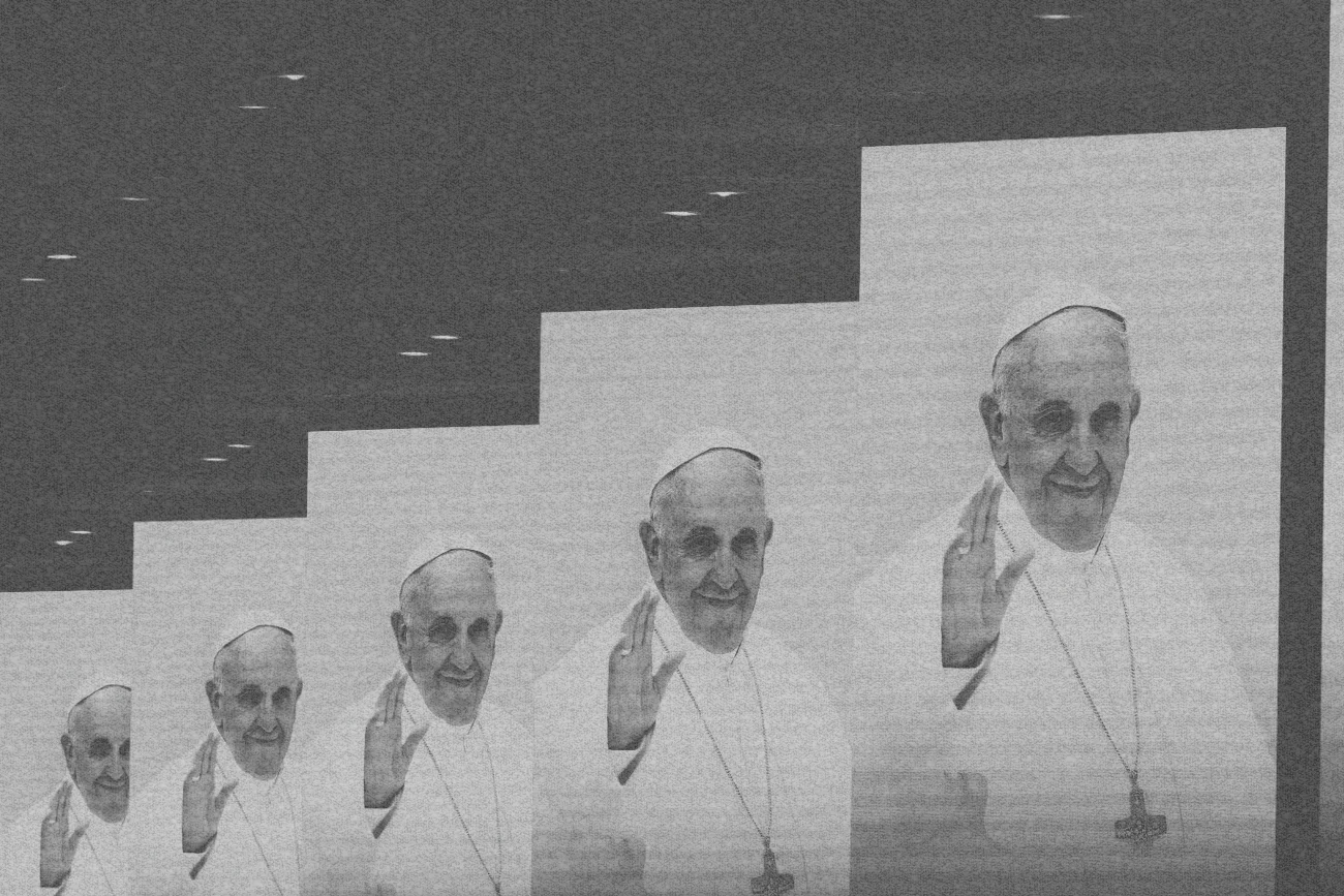 Przedstawienie papieża Franciszka.