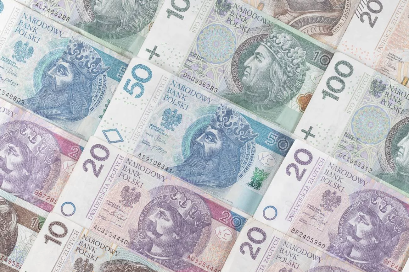 pieniądze, banknoty PLN