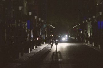 Zdjęcie z blackoutu w Hiszpanii.