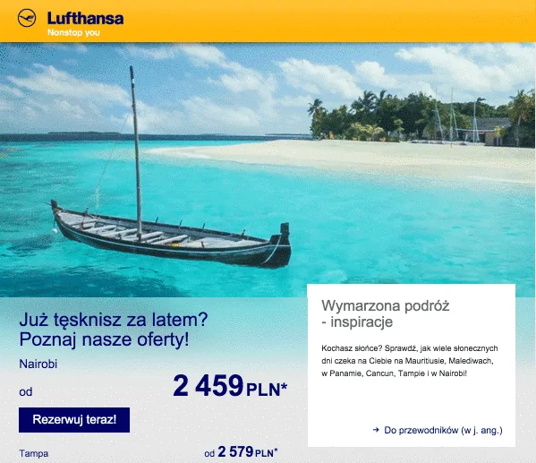 Newsletter Lufthansa