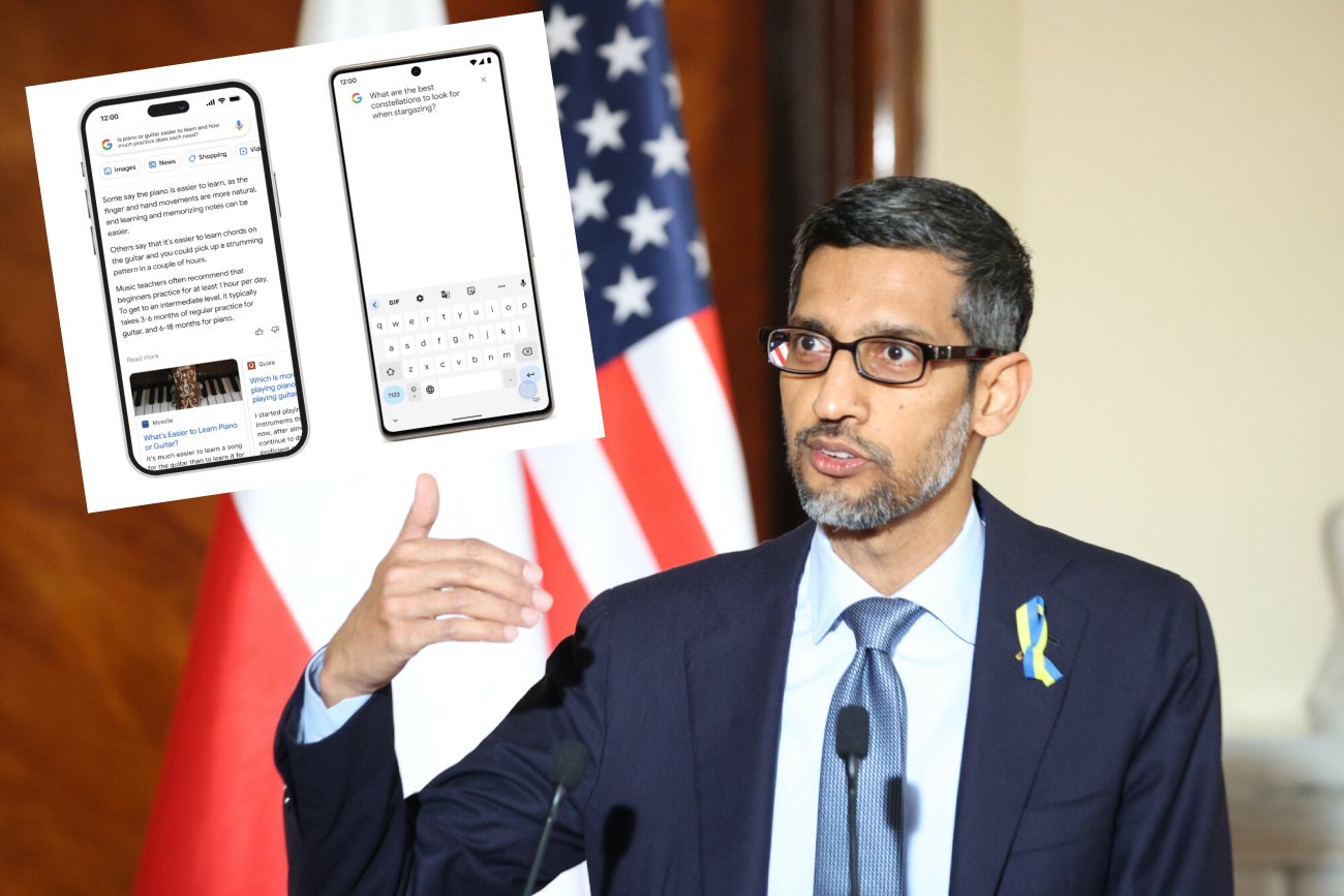 Sundar Pichai jest dyrektorem generalnym Google'a