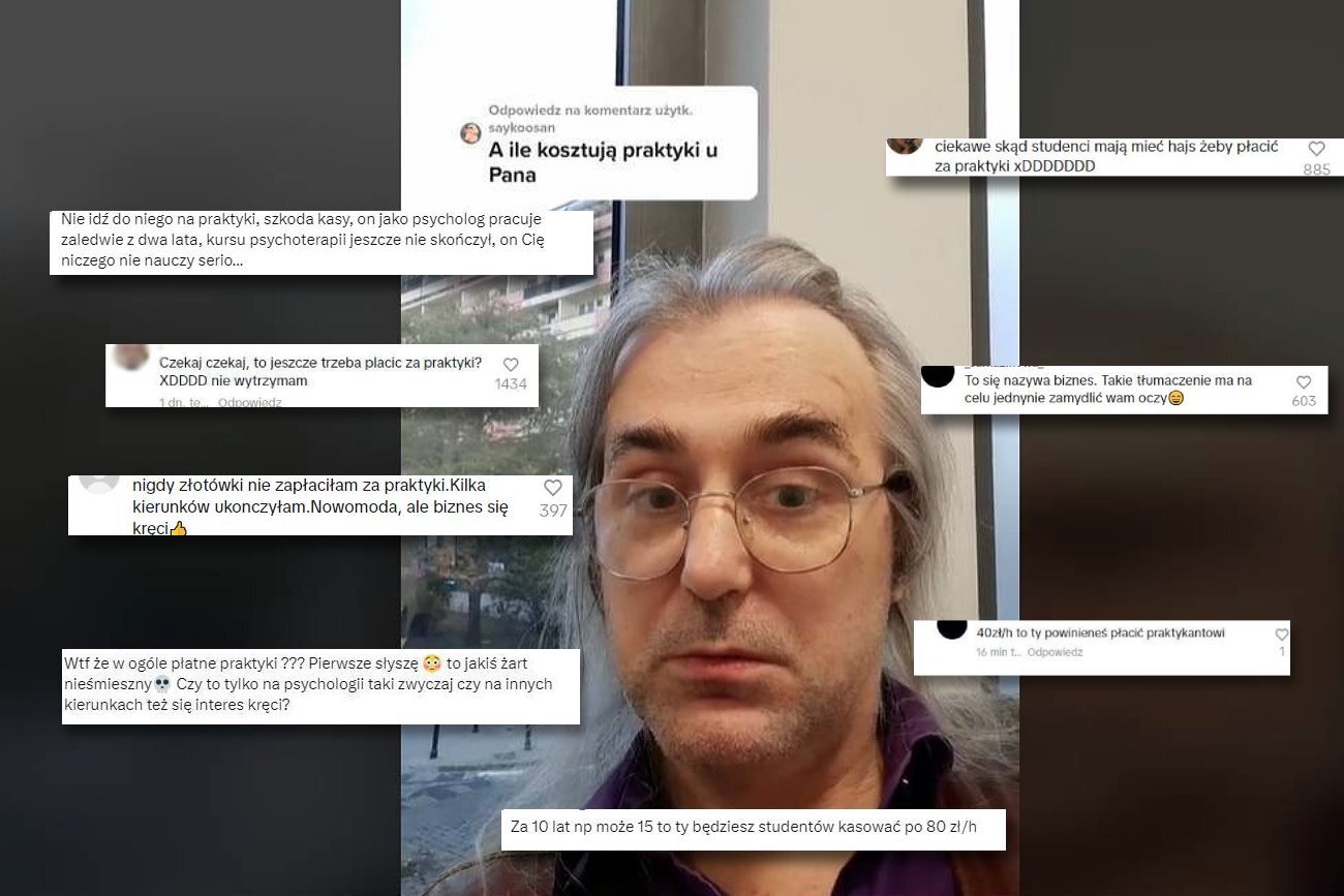 Ludzie krytykują ofertę i wypowiedzi terapeuty.
