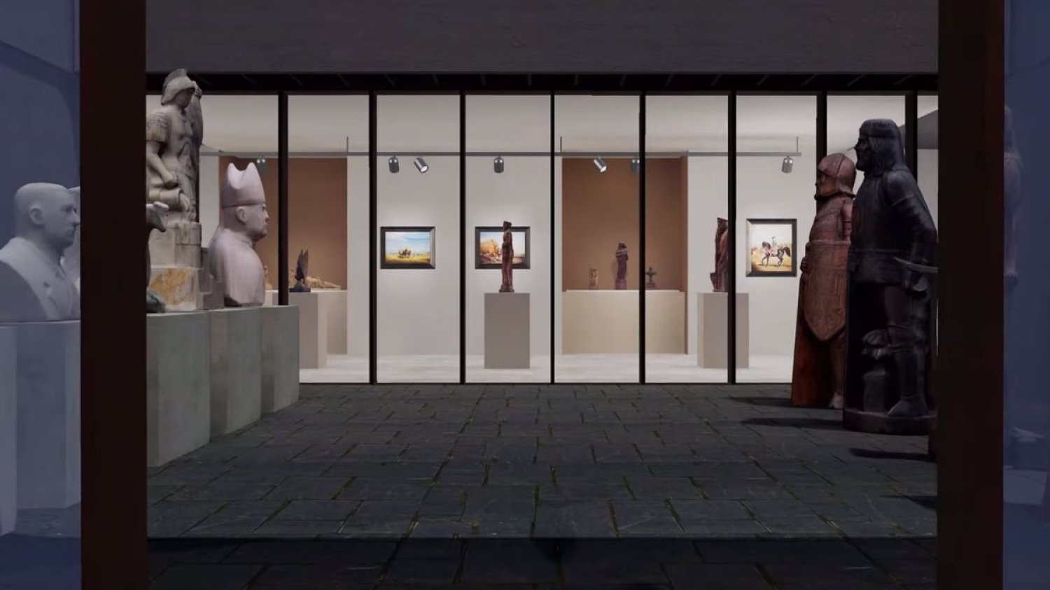 Student z AGH stworzył wirtualną galerię sztuki. Na powierzchni 690 mkw. przedstawia ponad 140 prac Zygmunta Niewiadomskiego, swojego sąsiada.