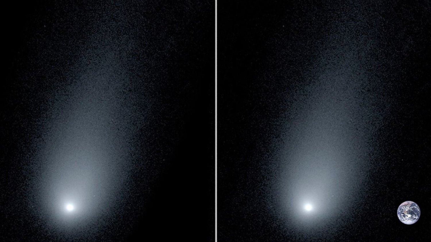 Nowy obraz komety międzygwiezdnej 2l / Borisov. Zdjęcie udało się zrobić czterem astronomom z Yale teleskopem na Hawajach.
