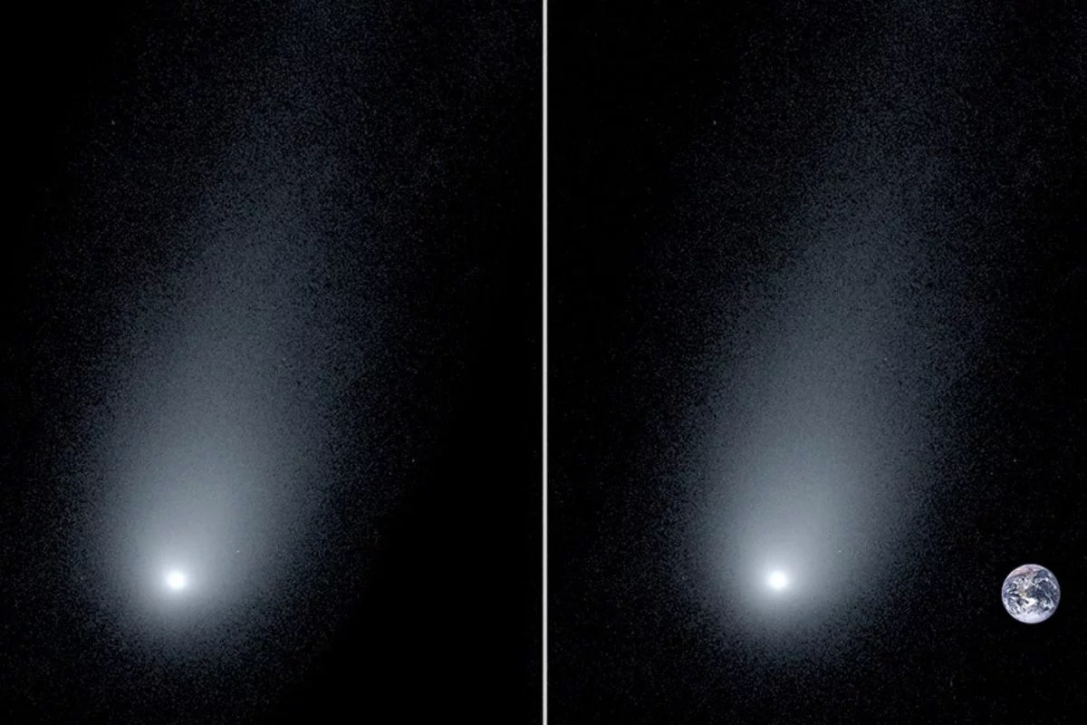 Nowy obraz komety międzygwiezdnej 2l / Borisov. Zdjęcie udało się zrobić czterem astronomom z Yale teleskopem na Hawajach.