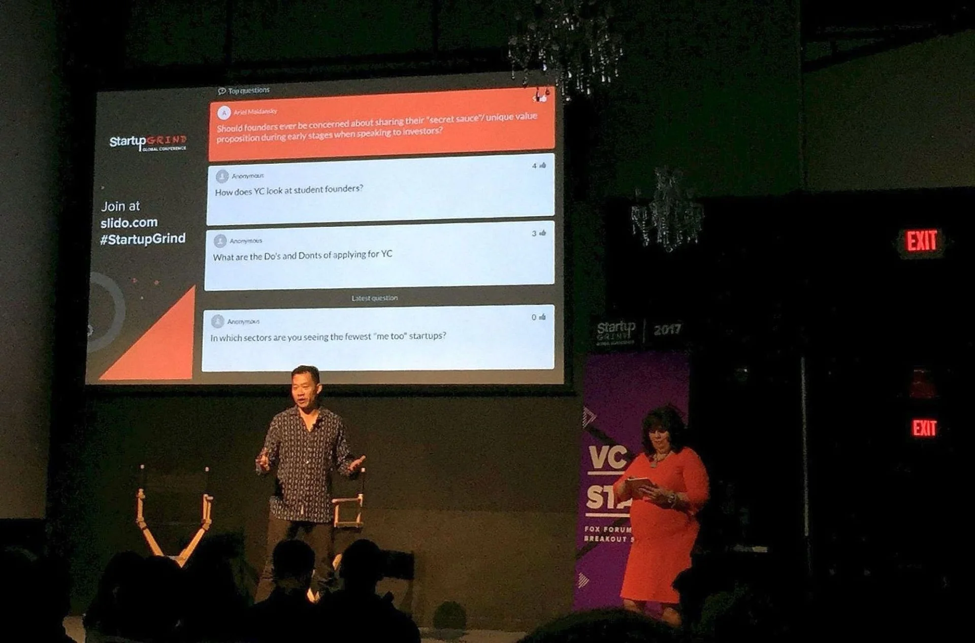 Justin Kan w sesji Q&A