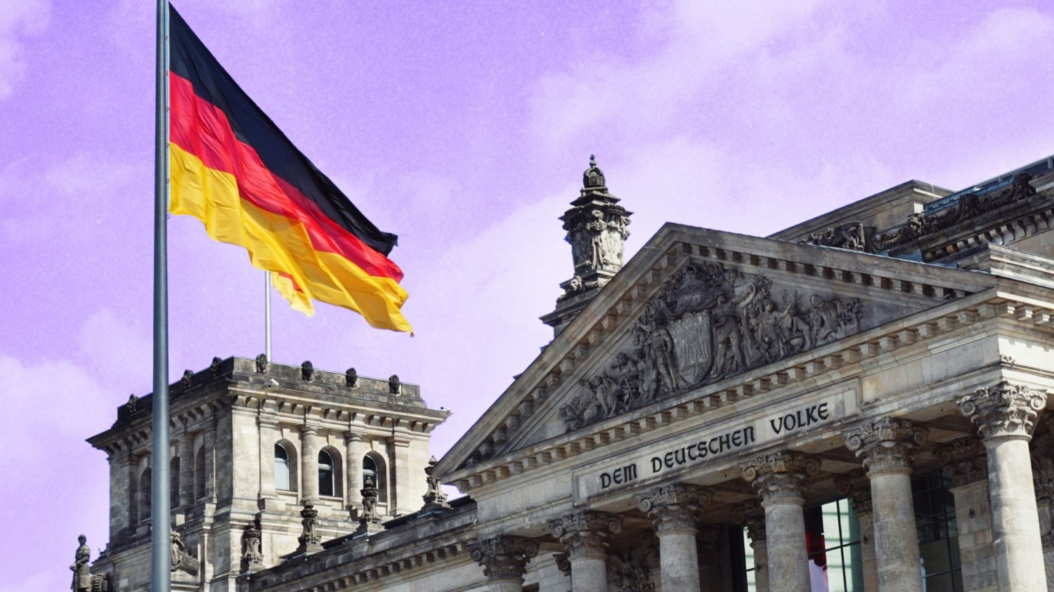 Platz der Republik, Berlin, Niemcy.