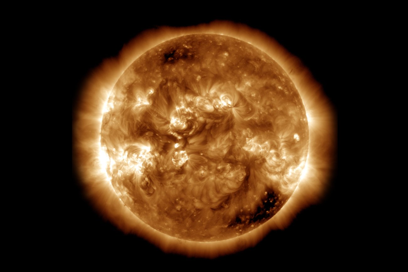 Słońce widziane z kosmosu