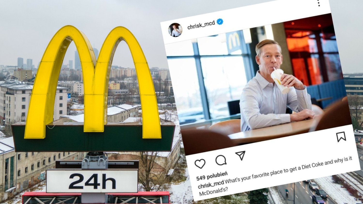 Chris Kempczinski zapowiedział zmiany w McDonald's