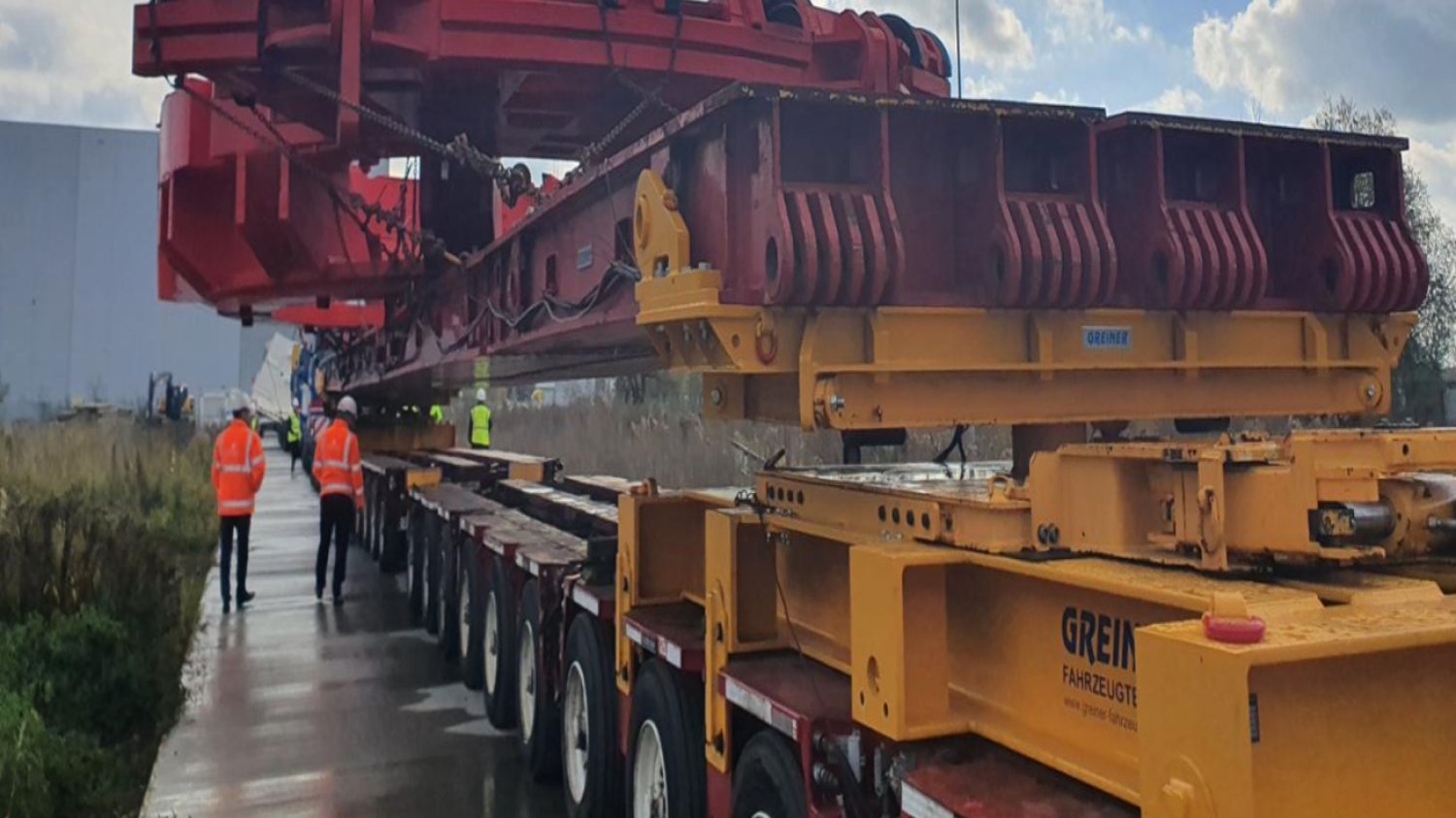 Transport maszyny TBM wyruszył w nocy z 11 na 12 listopada