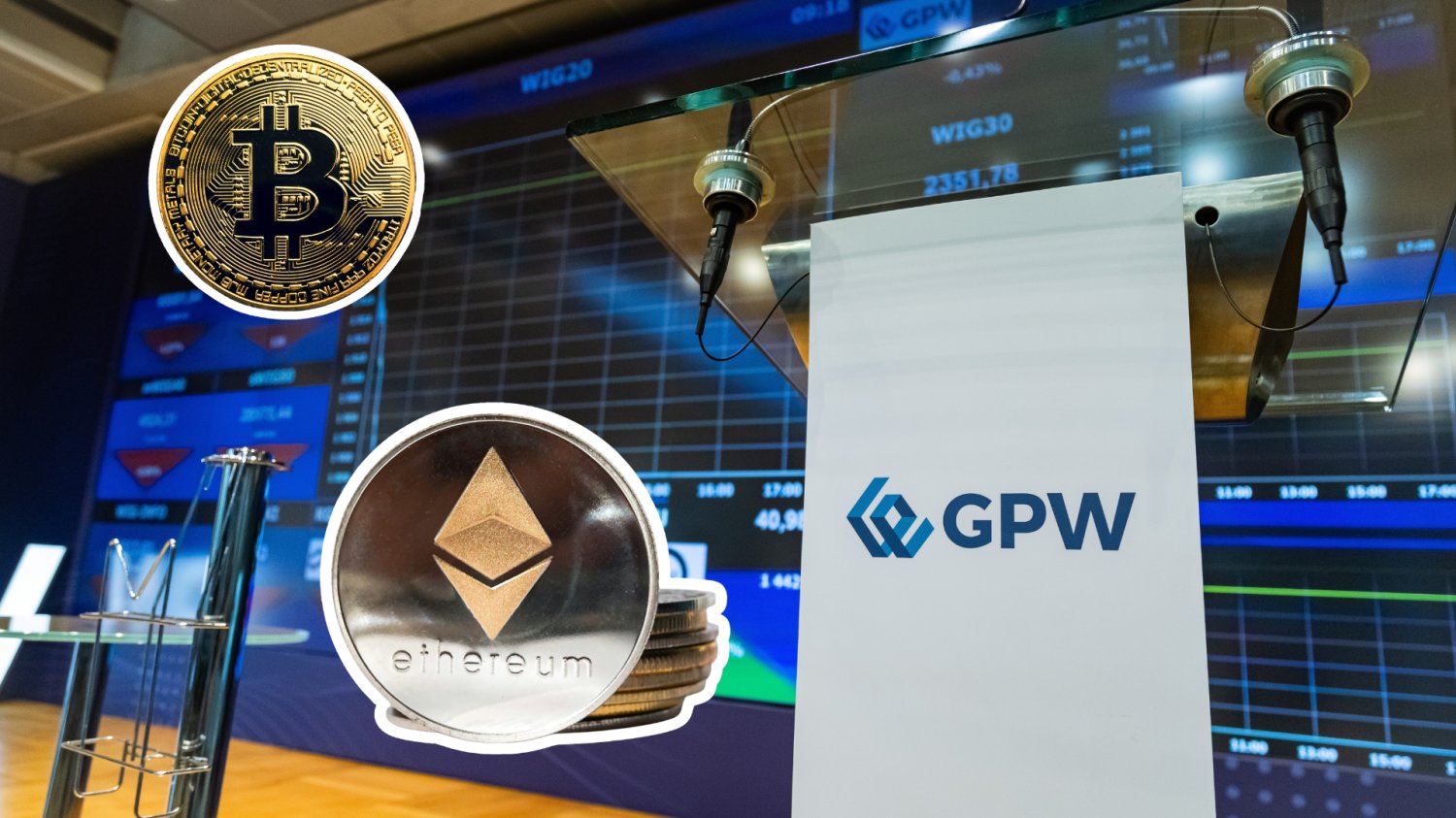 Ethereum, bitcoin i GPW