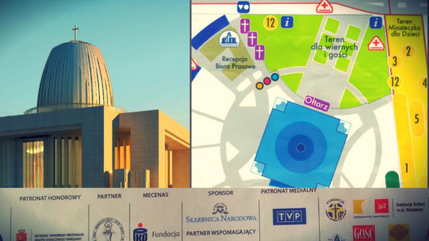 Wśród partnerów imprezy organizowanej przez Centrum Opatrzności Bożej znalazła się Poczta Polska, fundacja banku PKO BP, Skarbnica Narodowa, patronat medialny objęły redakcje TVP i Polskiego Radia.