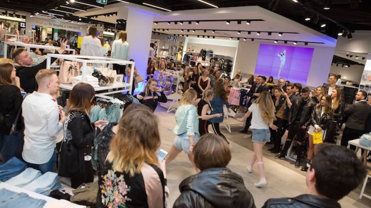 Impreza z okazji otwarcia sklepu Forever 21 w Warszawie.