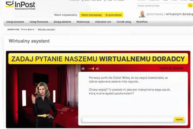 Niektóre firmy bawią się konwencją przy tworzeniu wirtualnych doradców. Efekty budzą mieszane uczucia.