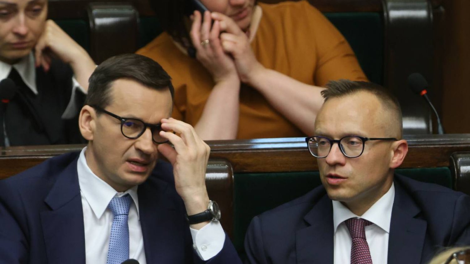Mateusz Morawiecki i Artur Soboń
